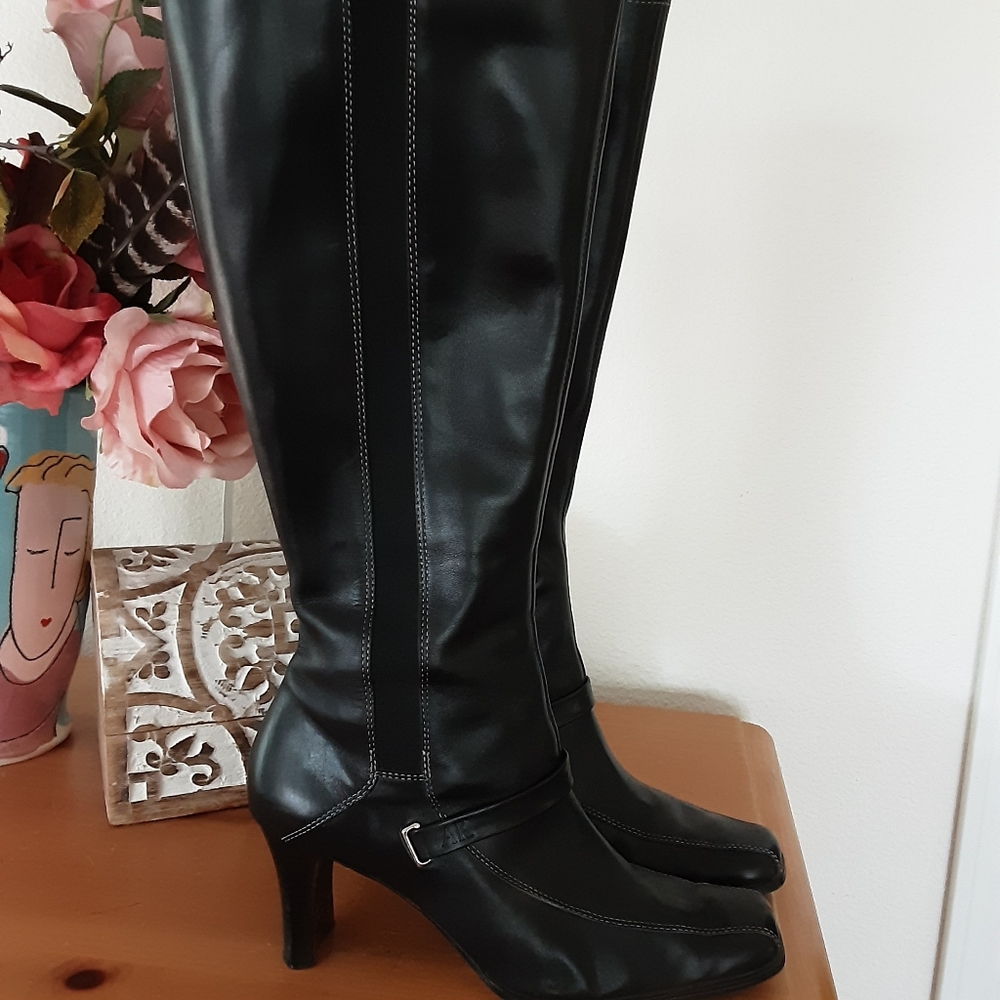 🖤Anne Klein Leather Boots - Picture 3 of 5
